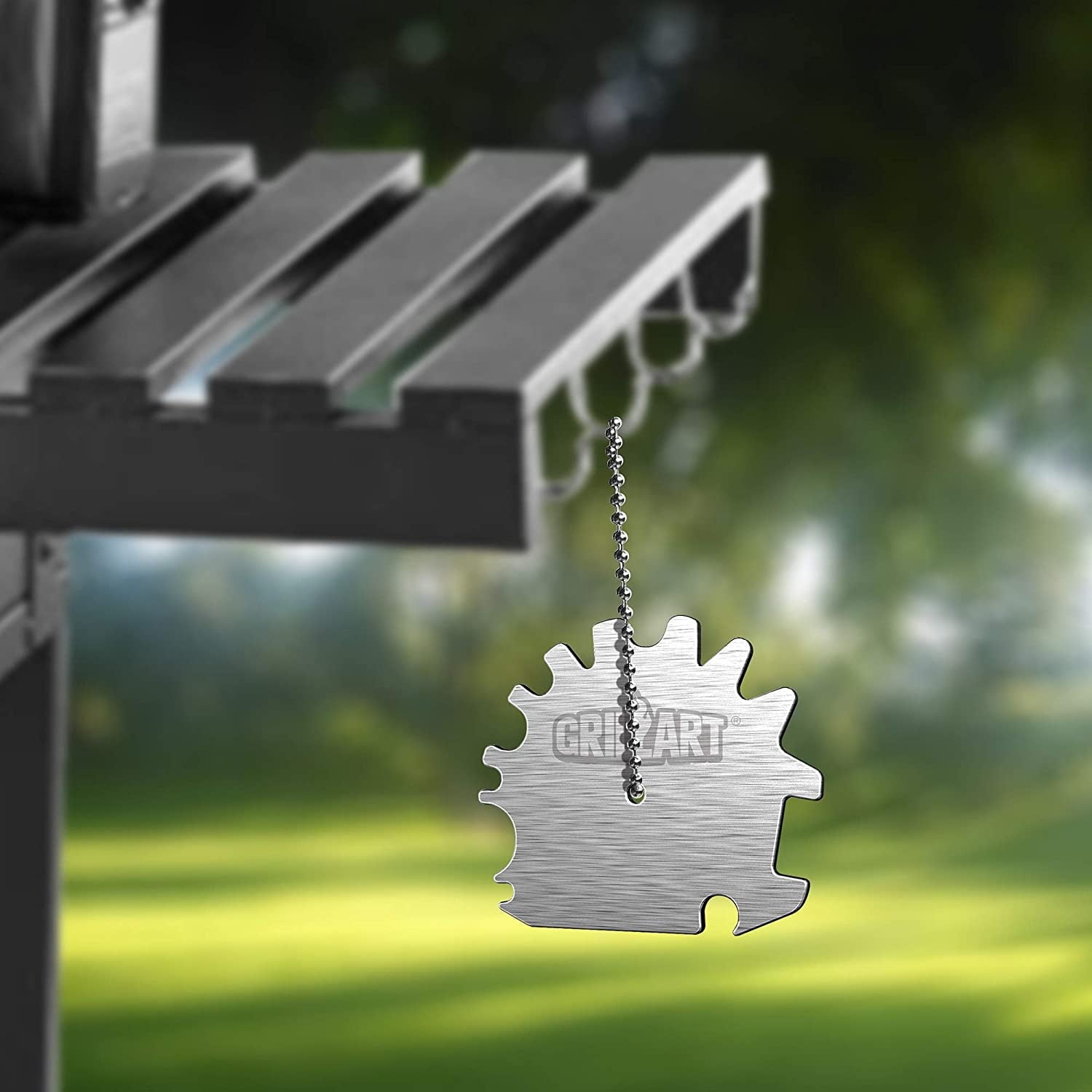 GRILLART Stocking Stuffers Men Grill Scraper Tool, BBQ Stocking Stuffer Gifts for Men Dad Husband, Stainless Steel Grate Grill Scraper, Bristle Free Cleaner to Tailgating Accessories