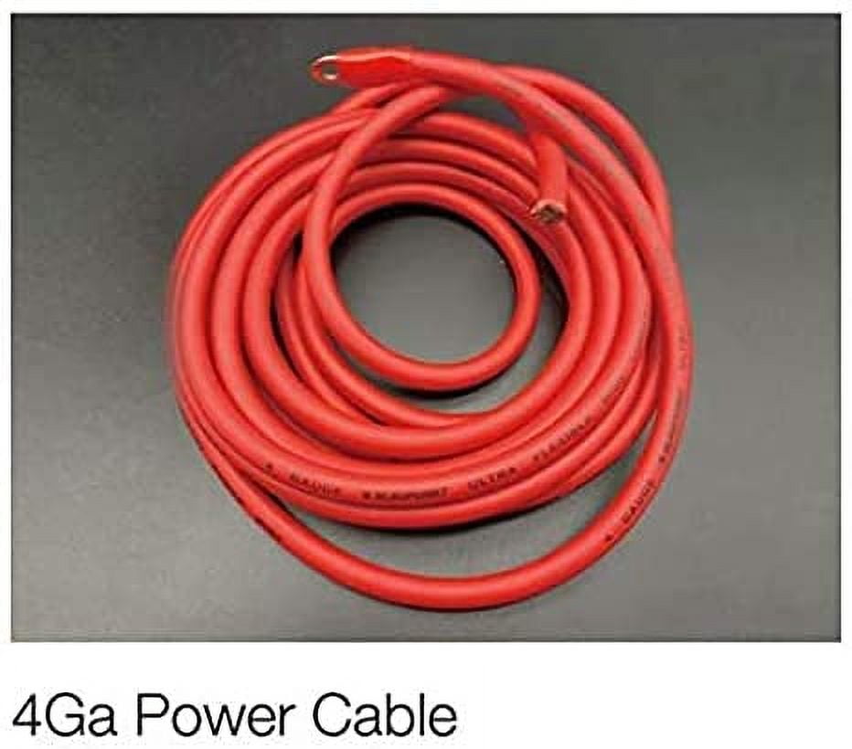 Blaupunkt AMZ44 Car Audio Amplifier 4 Gauge Wiring Kit 2200W