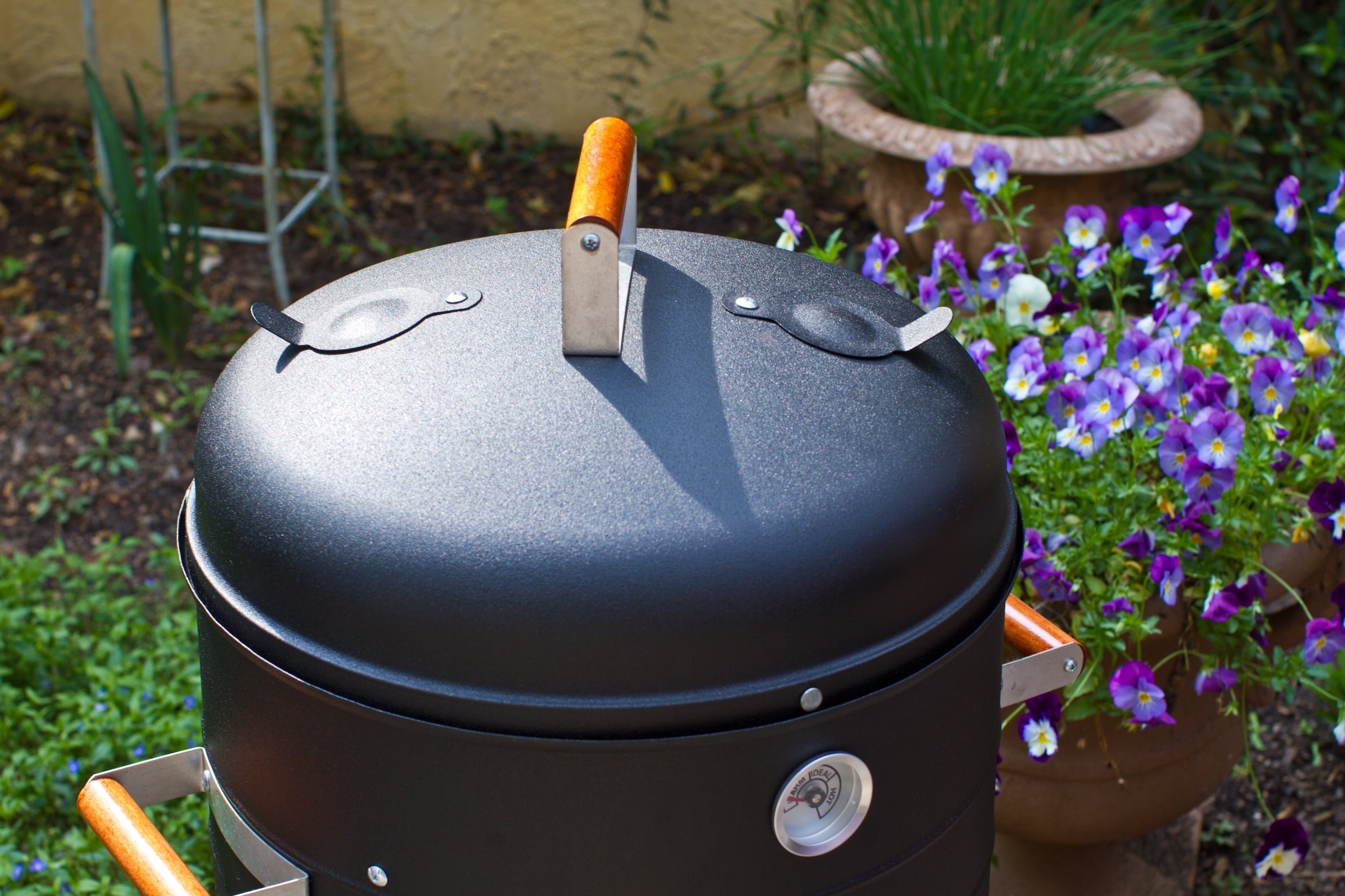 Americana Charcoal 2-In-1 Combination Water Smoker