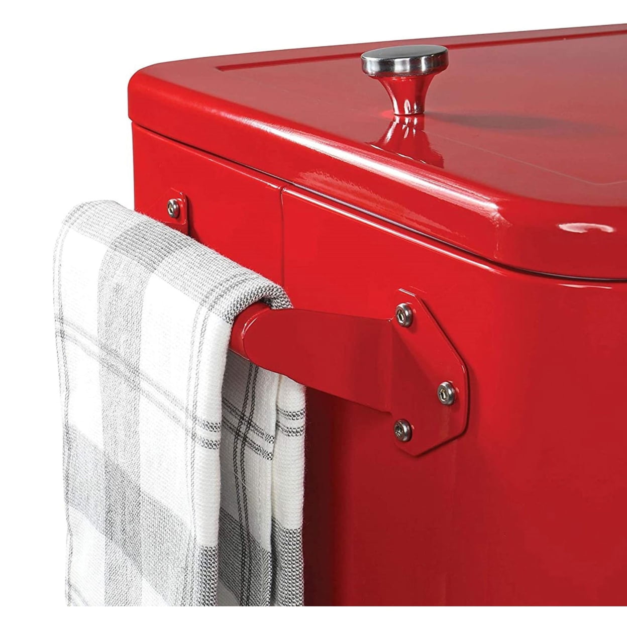 80 qt. Red Chest Cooler with Bottle Opener