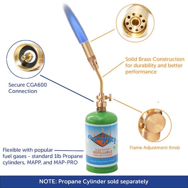 Multi-Purpose Propane Torch Wide Pencil Head for Soldering Welding