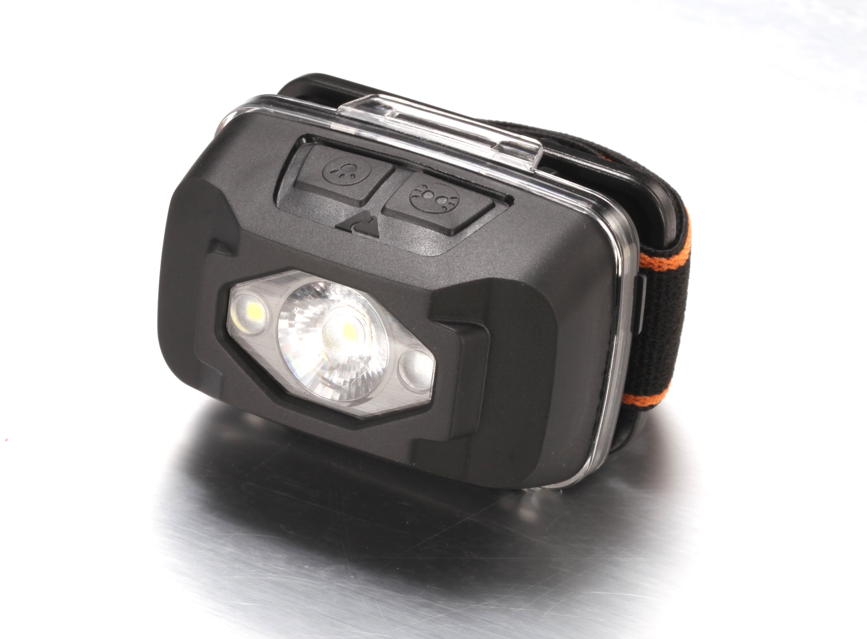 Ozark Trail 500 Lumen LED Headlamp with Hybrid Power (Alkaline and Rechargeable Batteries), Black