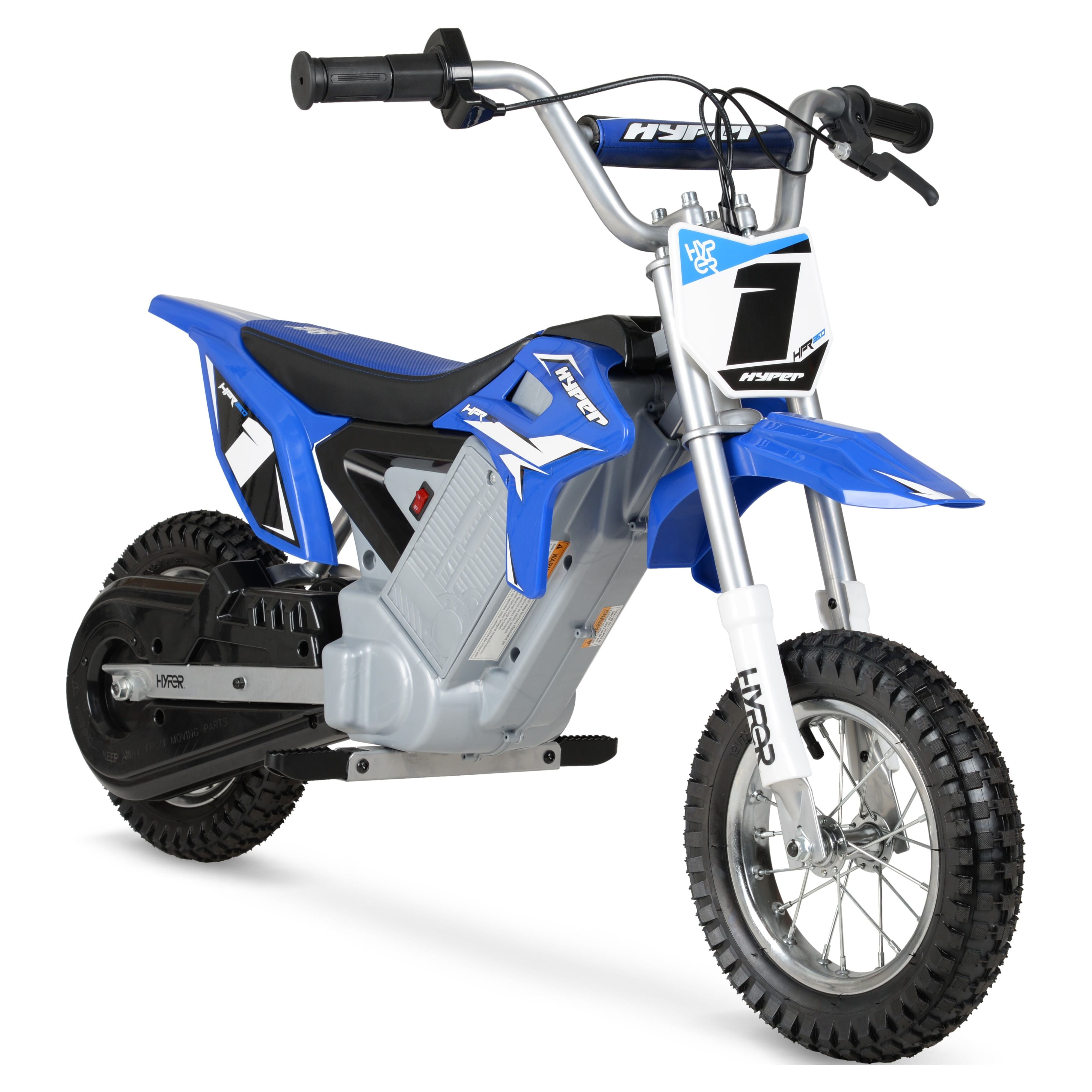 Hyper Toys HPR 350 Dirt Bike 24 Volt Electric Motorcycle in Blue
