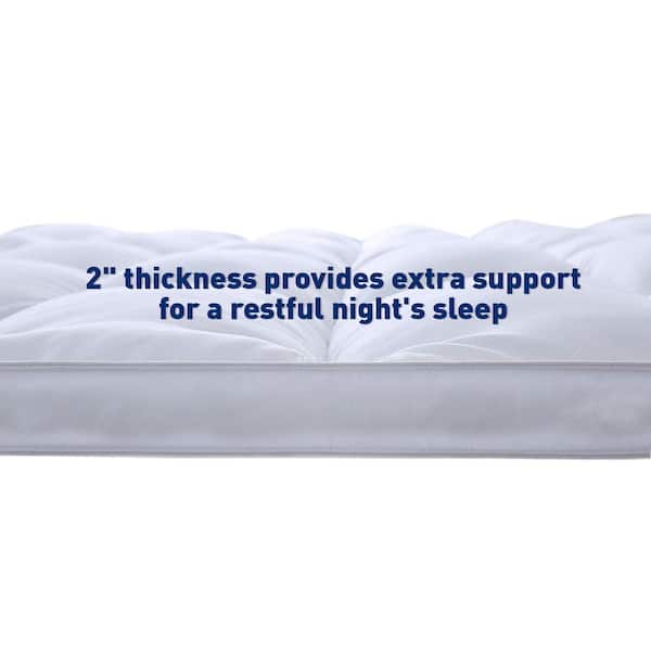 2 in. Full Size Down Alternative Hypoallergenic Mattress Topper
