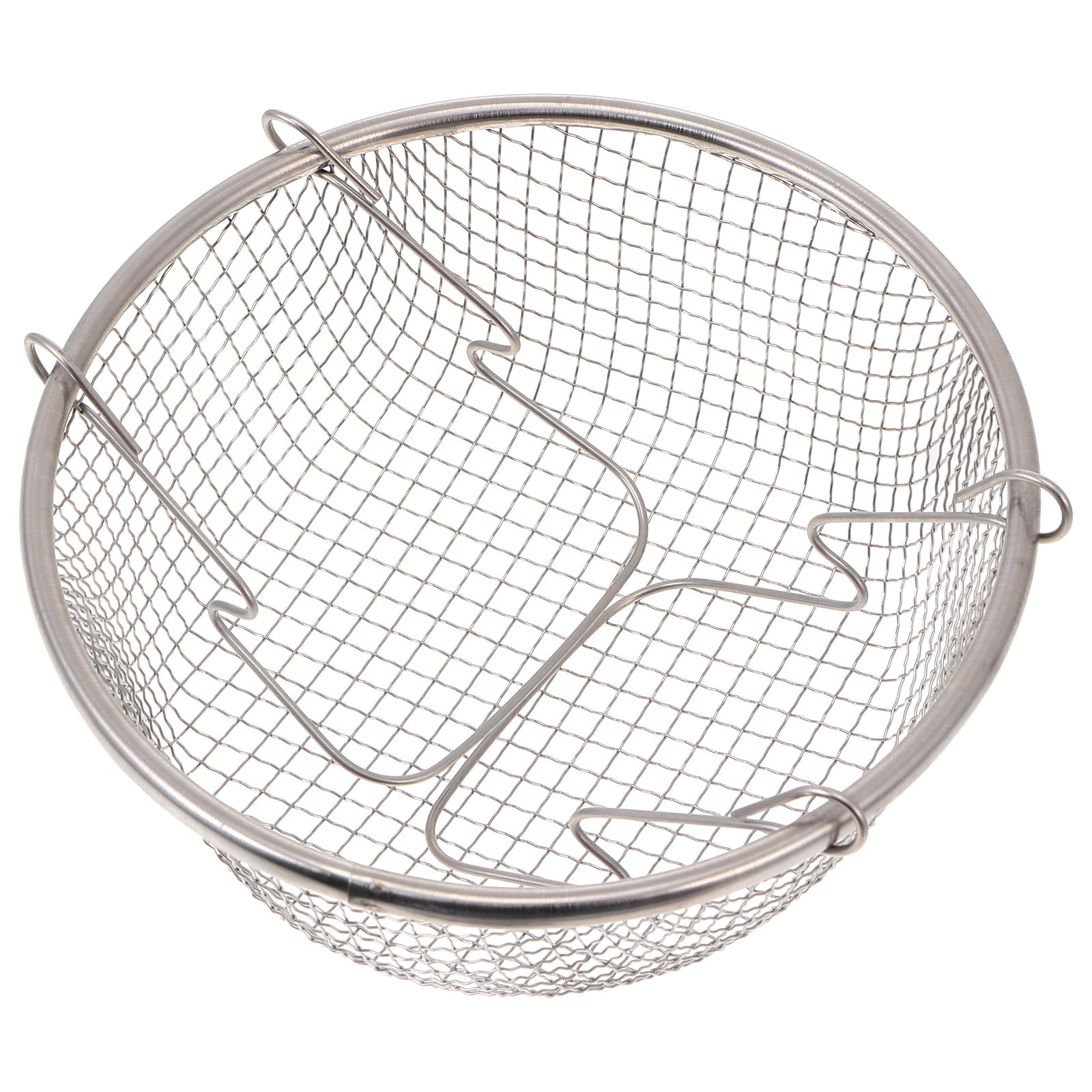 NUOLUX Basket Fryer Frying Deep French Fry Cooking Fried Supply Kitchentool Baskets Round Wire Fries Fish Pot