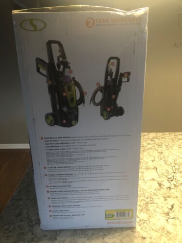 NEWSun Joe SPX2680-MAX Electric Pressure Washer, 13-Amp, 2050 PSI MAX, 1.2 GPM