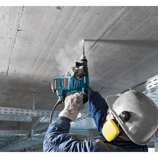 8 Amp 1-1/8 in. Corded Variable Speed SDS-Plus Concrete/Masonry Rotary Hammer Drill with Depth Gauge and Carrying Case