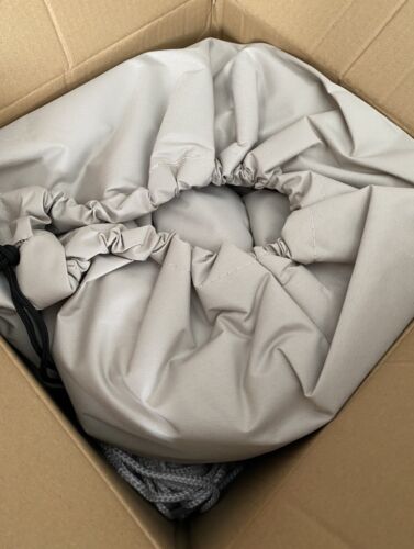 Pyle Armor Shield Canvas Pontoon Marine Boat Cover 25'-28'L Beam Width to 96''