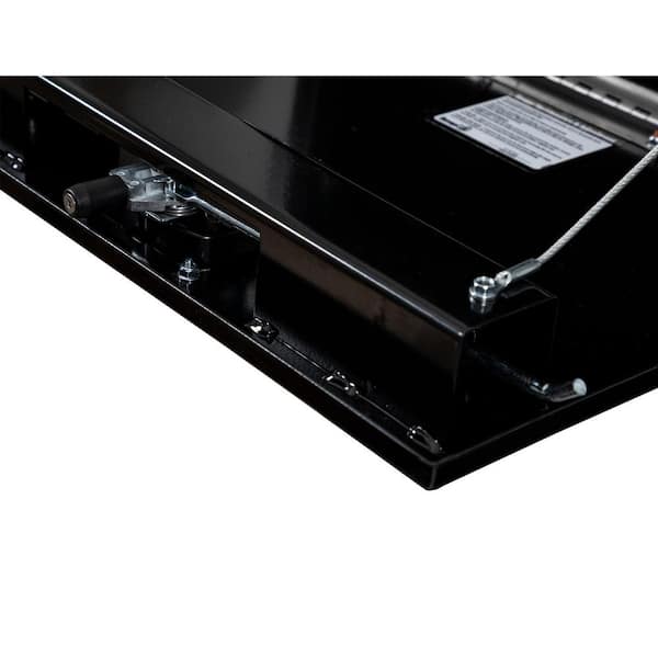 18 in. x 18 in. x 30 in. Gloss Black Steel Underbody Truck Tool Box