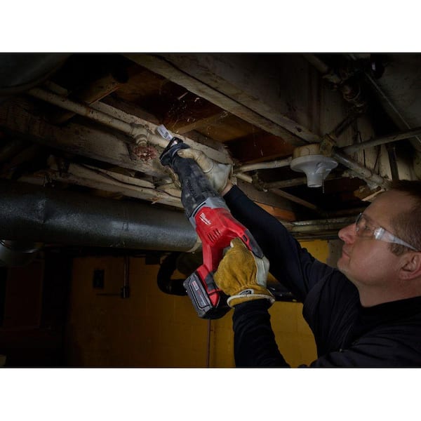 M18 18V Lithium-Ion Cordless SAWZALL Reciprocating Saw with SAWZALL Blade Set (18-Piece)