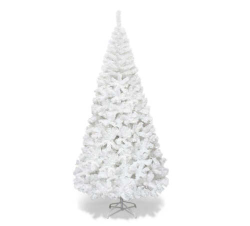 White Holiday Pine PVC Artificial Christmas Tree, with Stand 6FT