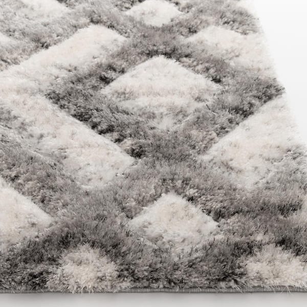 Bazaar Katana Beige/Gray 8 ft. x 10 ft. Geometric Area Rug