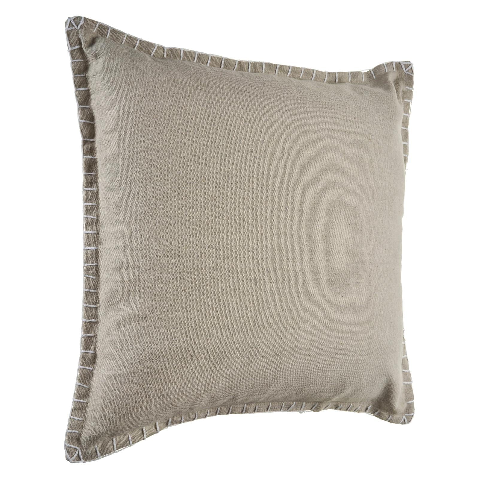 LR Home Embroidered Edged Throw Pillow