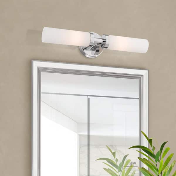 Aspen 2 Light Polished Chrome ADA Bath Vanity