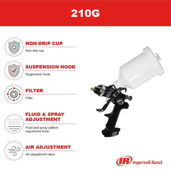 210-Gal. Gravity Feed Spray Gun