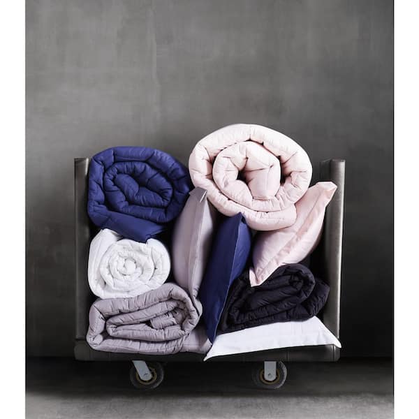 Everyday Reversible 2-Piece Navy Twin XL Comforter Set