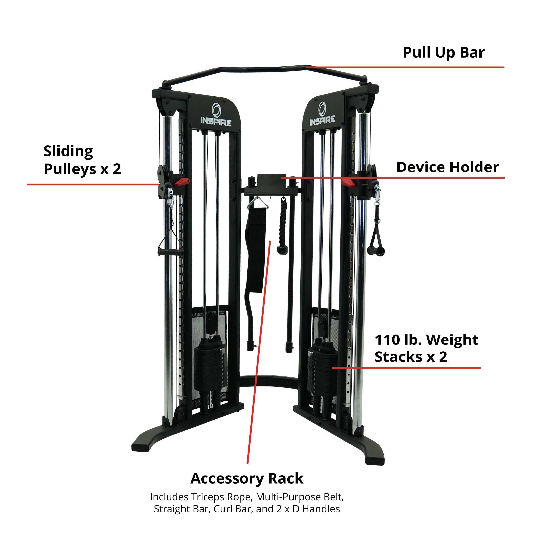 Inspire Fitness CG3 Home Gym Functional Trainer