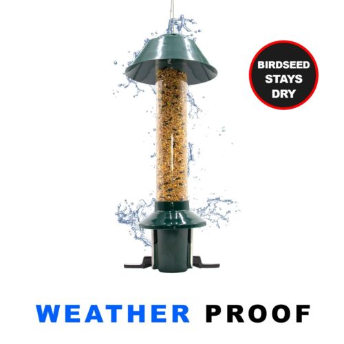 Roamwild PestOff Squirrel Proof Wild Bird Feeder Mixed Seed Sunflower Heart V...