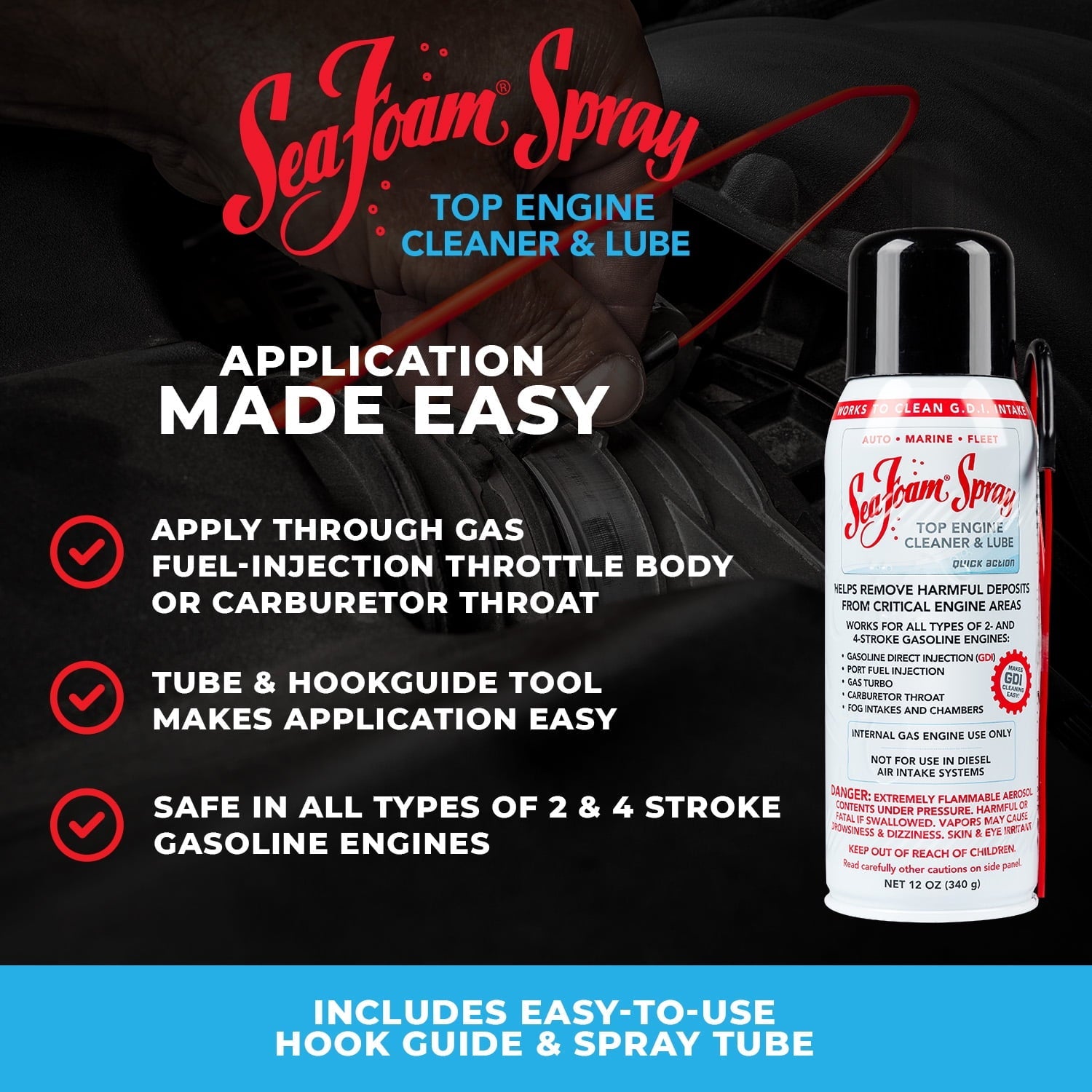 Sea Foam SS14 Cleaner and Lube Spray