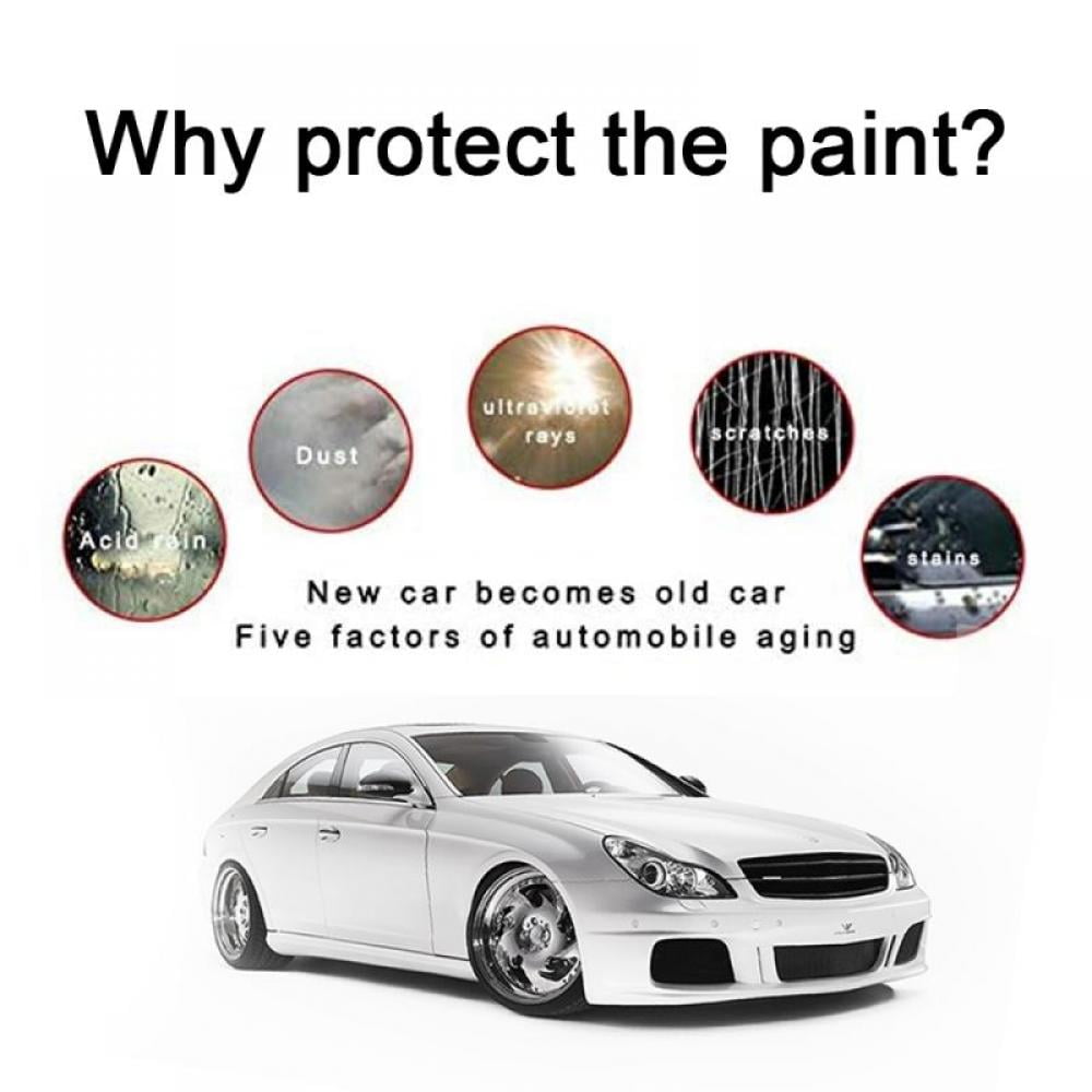 Car Scratch Repair Nano Spray,Waterless Car Wash & Wax - 3 in 1 Ceramic Coating Car Wax Polish Spray - Hydrophobic Top Coat - Polish & Polymer Paint Sealant Protection