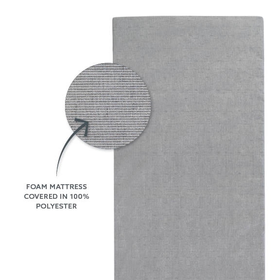 Hazel Grove Luca Folding Cot Guest Bed with 2