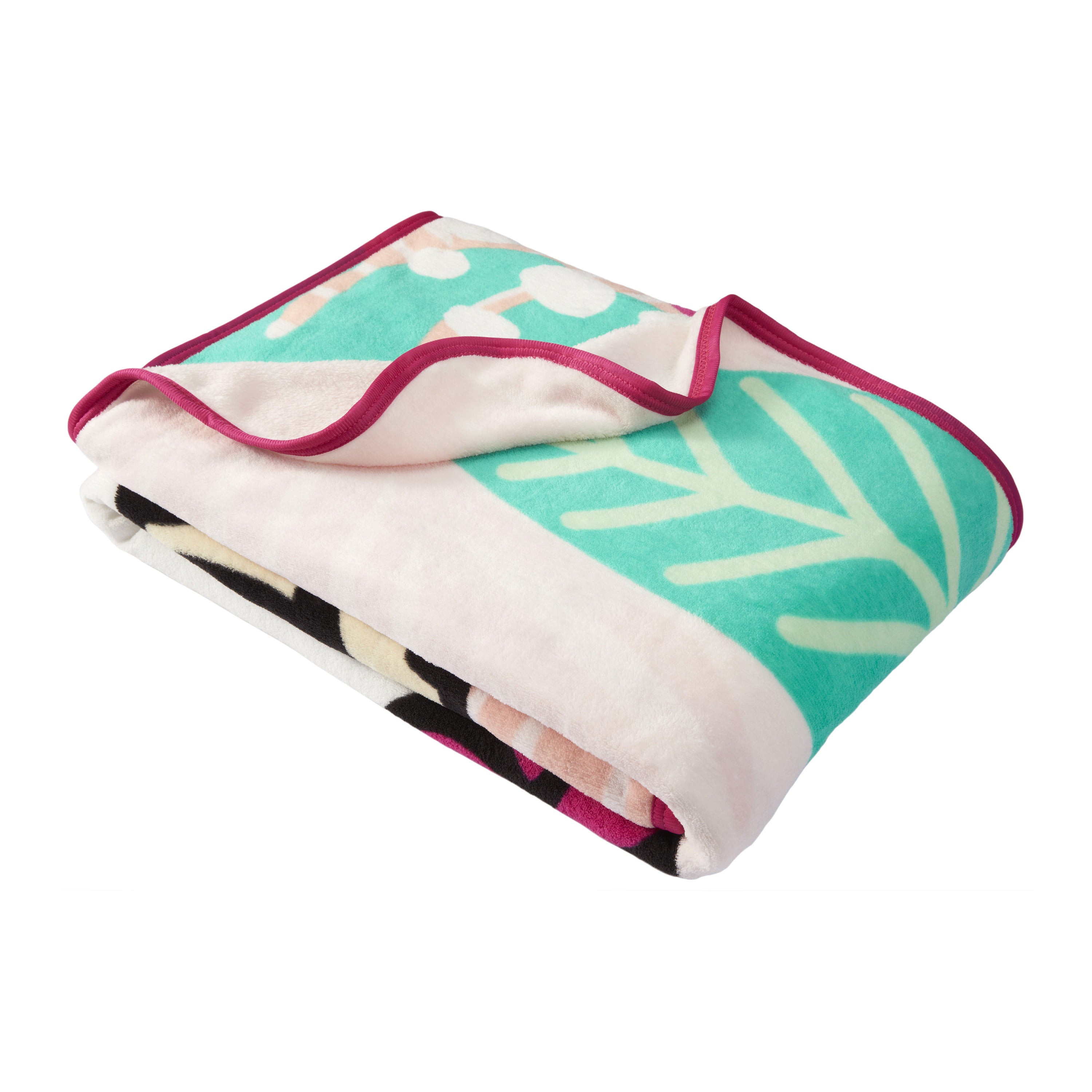 Hello Kitty Kids Fleece Throw Blanket, 46 x 60, Pink, Sanrio