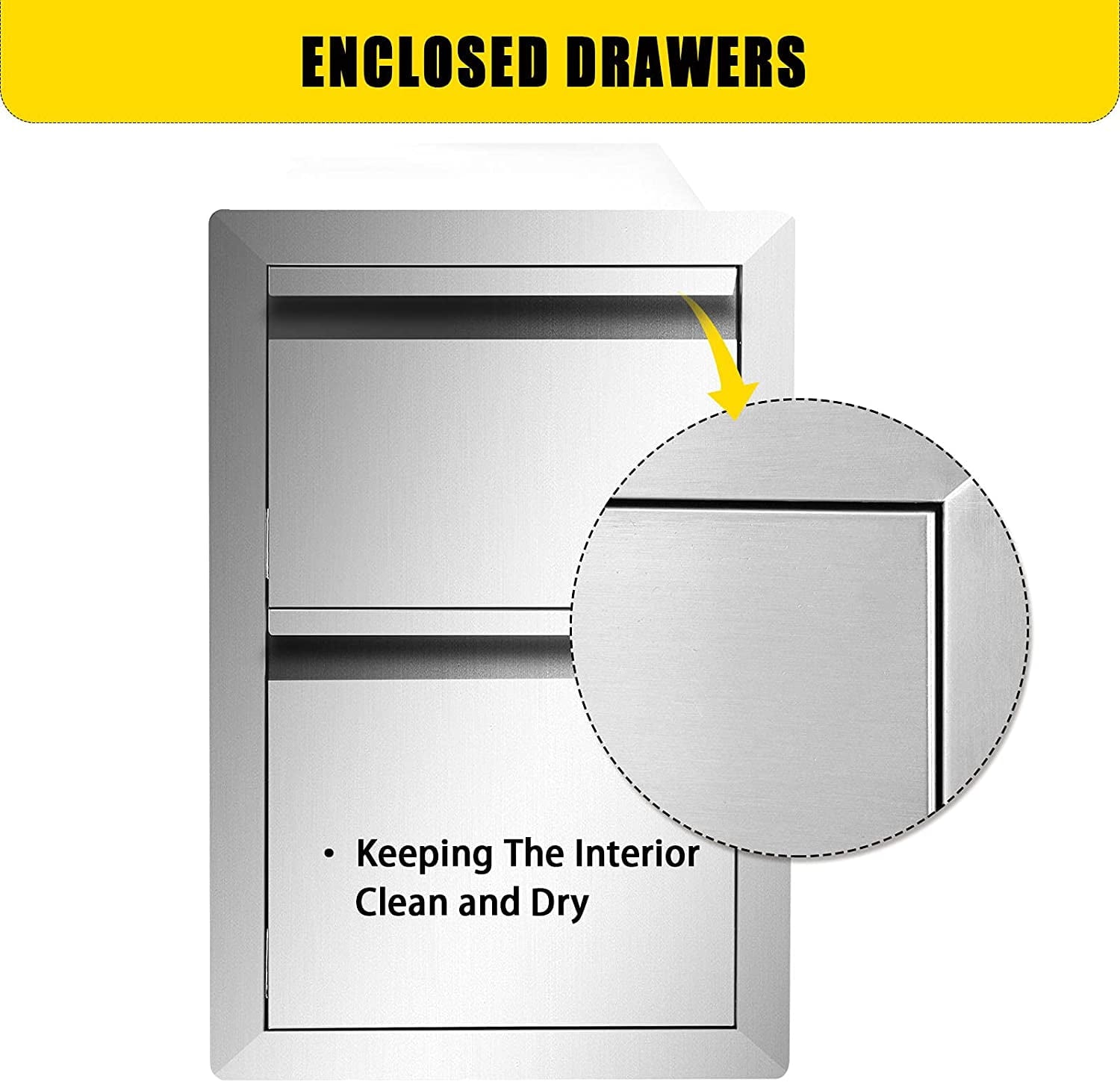 Outdoor Kitchen Door Drawer Combo 29.5