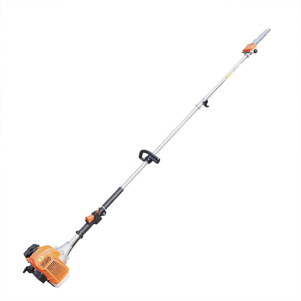 DENEST 2 Stroke Gas Pole Saw Split Shaft Chainsaw Tree Branches Pruner Trimmer 2.3m 52CC