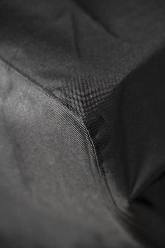 1724 600D Polyester Heavy Duty Flat top Gas Grill Cover Water Resistant Exclusively Fits 22 Griddle Cooking Station Without Hood Black