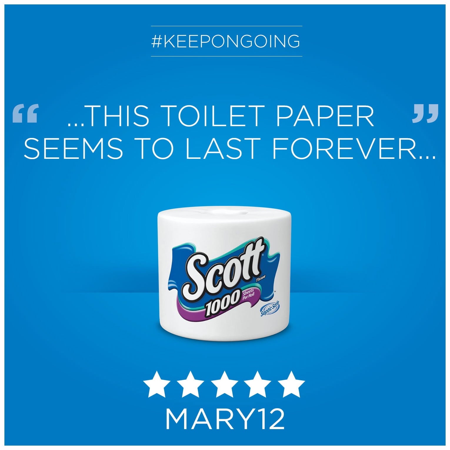 Scott 1000 Toilet Paper, 40 Rolls, 40,000 Sheets