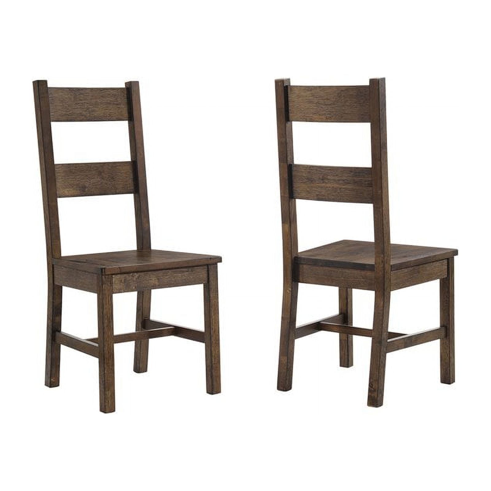 Coleman 9-piece Rectangular Dining Set Rustic Golden Brown