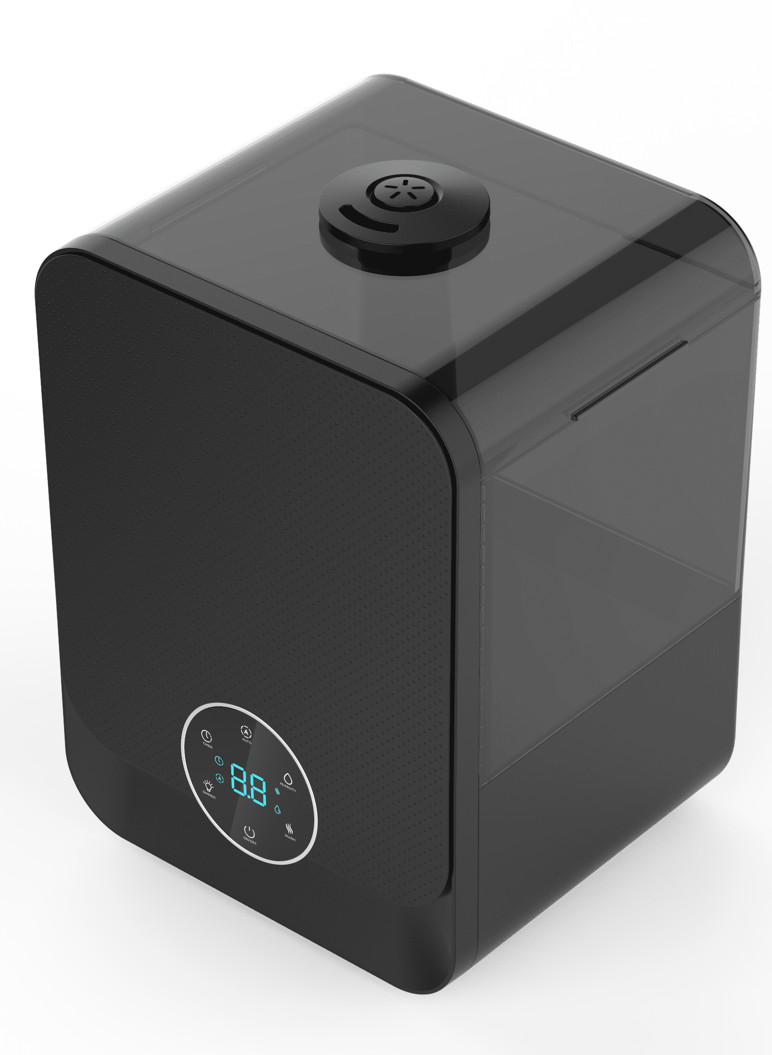 Better Homes & Gardens 1.6 Gal Ultrasonic Warm/Cool Mist Humidifier with Remote, Black