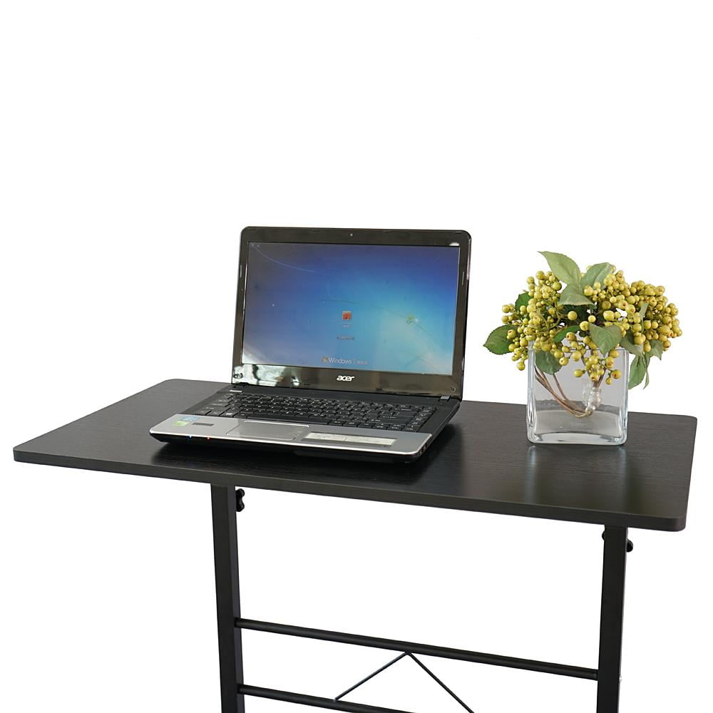 Zimtown Removable Laptop Table Stand Height Adjustable Computer Desk Sofa Bed Tray Black