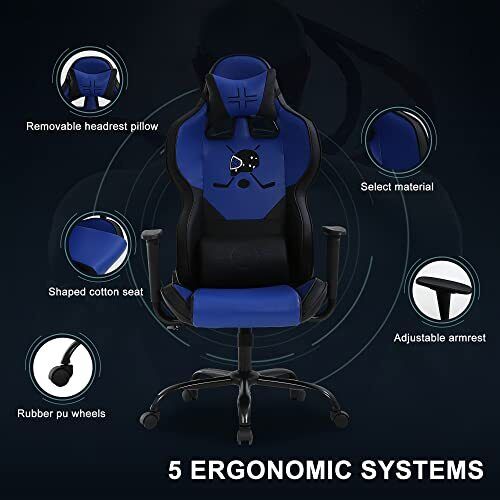Pc Gaming Chair Racing Chair Office Chair Ergonomic Desk Chair With Lumbar Suppo