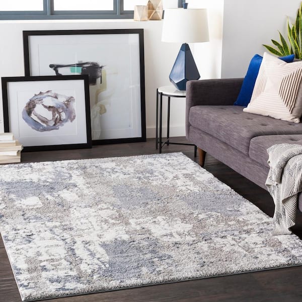 Ariana Blue 9 ft. x 12 ft. 3 in. Abstract Area Rug
