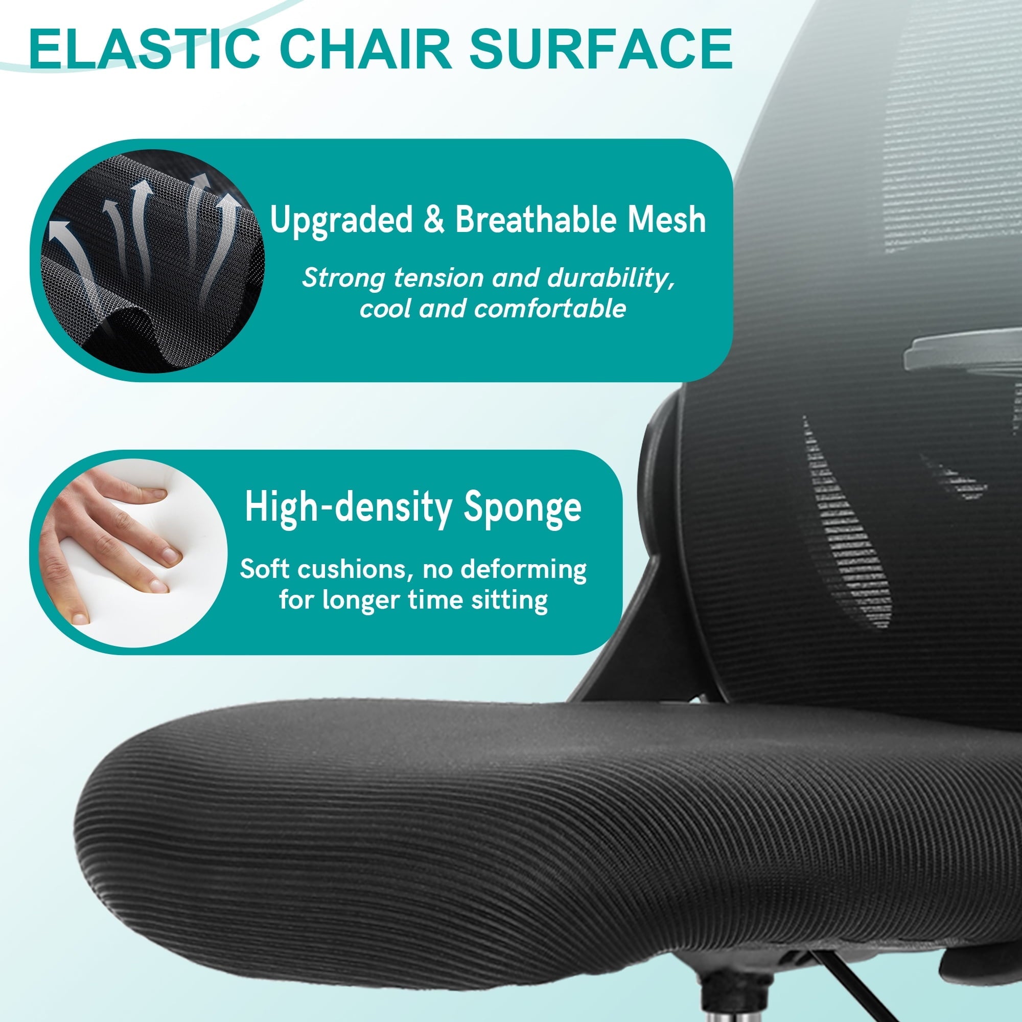 Coolhut Drafting Chair Tall Office Chair with Flip-up Armrests Executive Ergonomic Computer Standing Desk Chair with Lumbar Support and Adjustable Footrest Ring (Black)