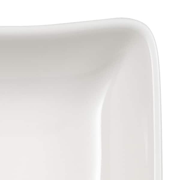 New Wave White Porcelain Dip Bowl