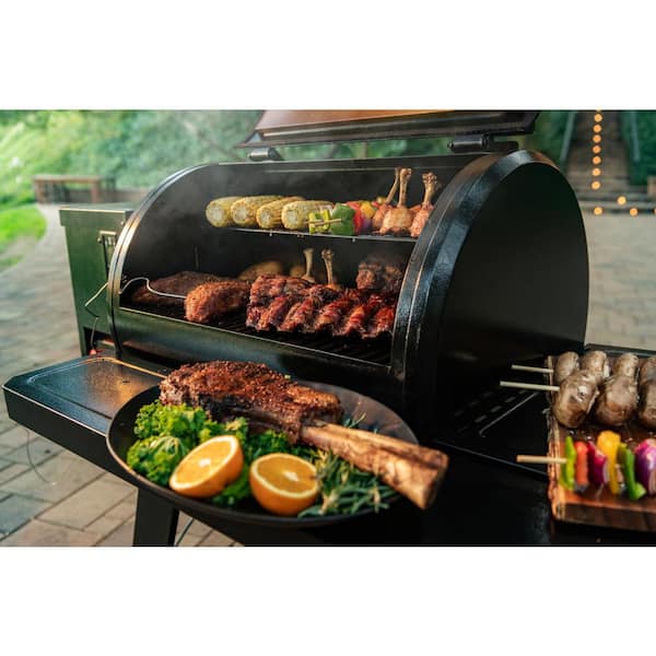 Oakford 790 Wifi Pellet Grill Smoker in Black
