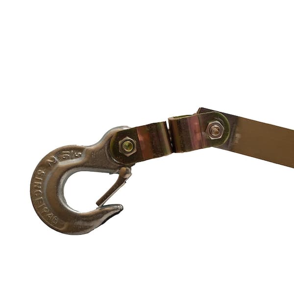 4,000 lb. 2-Ton Capacity 6 ft. Max Lift 30:1 Leverage Winch Puller Come Along Tool with 6 ft. of Cable Included