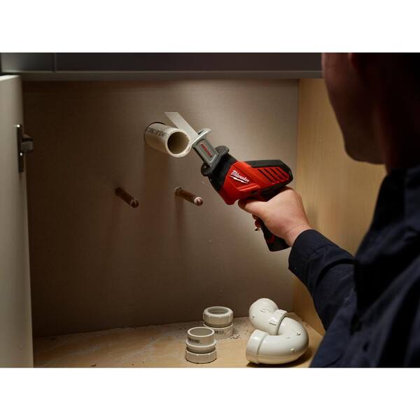 M12 12V Lithium-Ion HACKZALL Cordless Reciprocating Saw Kit with M12 Oscillating Multi-Tool & 6.0Ah XC Battery Pack