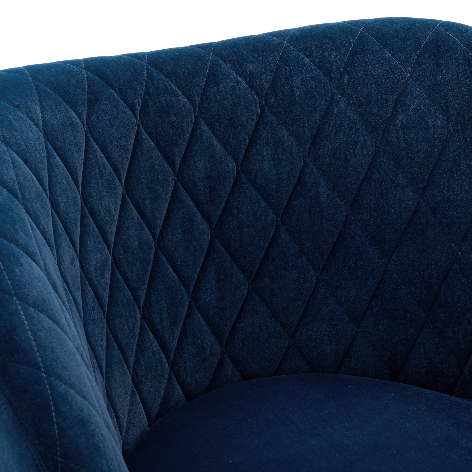 Duhome Accent Chair Single Sofa with Arm Velvet Blue 1 Pcs