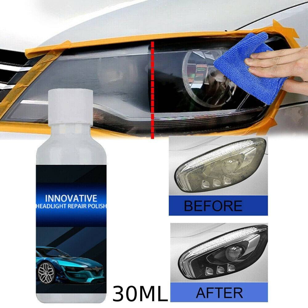 Car Headlight Cover Len Restorer Repair Liquid Polish Cleaner Accessories 30ml