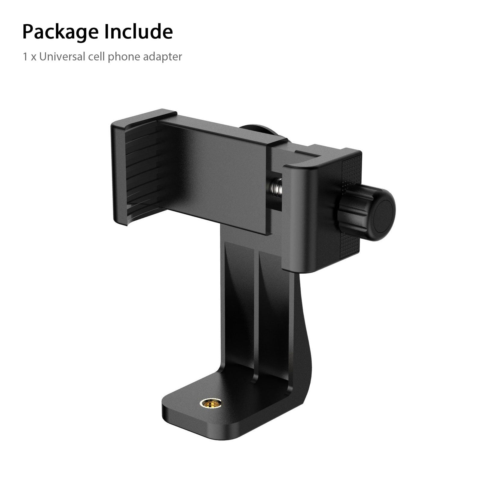EEEkit Universal Cell Phone Tripod Vertical Bracket Holder Mount Fit for iPhone 14 13 12 11 XS XR Max X, Samsung Galaxy S21 S20 S10 S10+ S10E S9+ Note 9 8, LG V40 V35 G7 G6 G5
