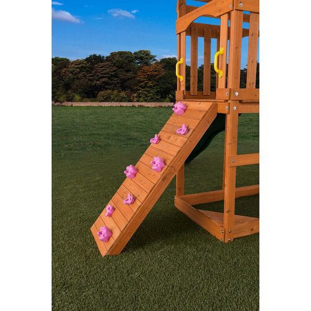 Creative Cedar Designs Playset Climbing Rocks (set of 4)- Red