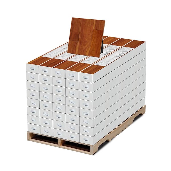 Jatoba 8 mm T x 5.6 in. W Laminate Wood Flooring (746 sqft/pallet)