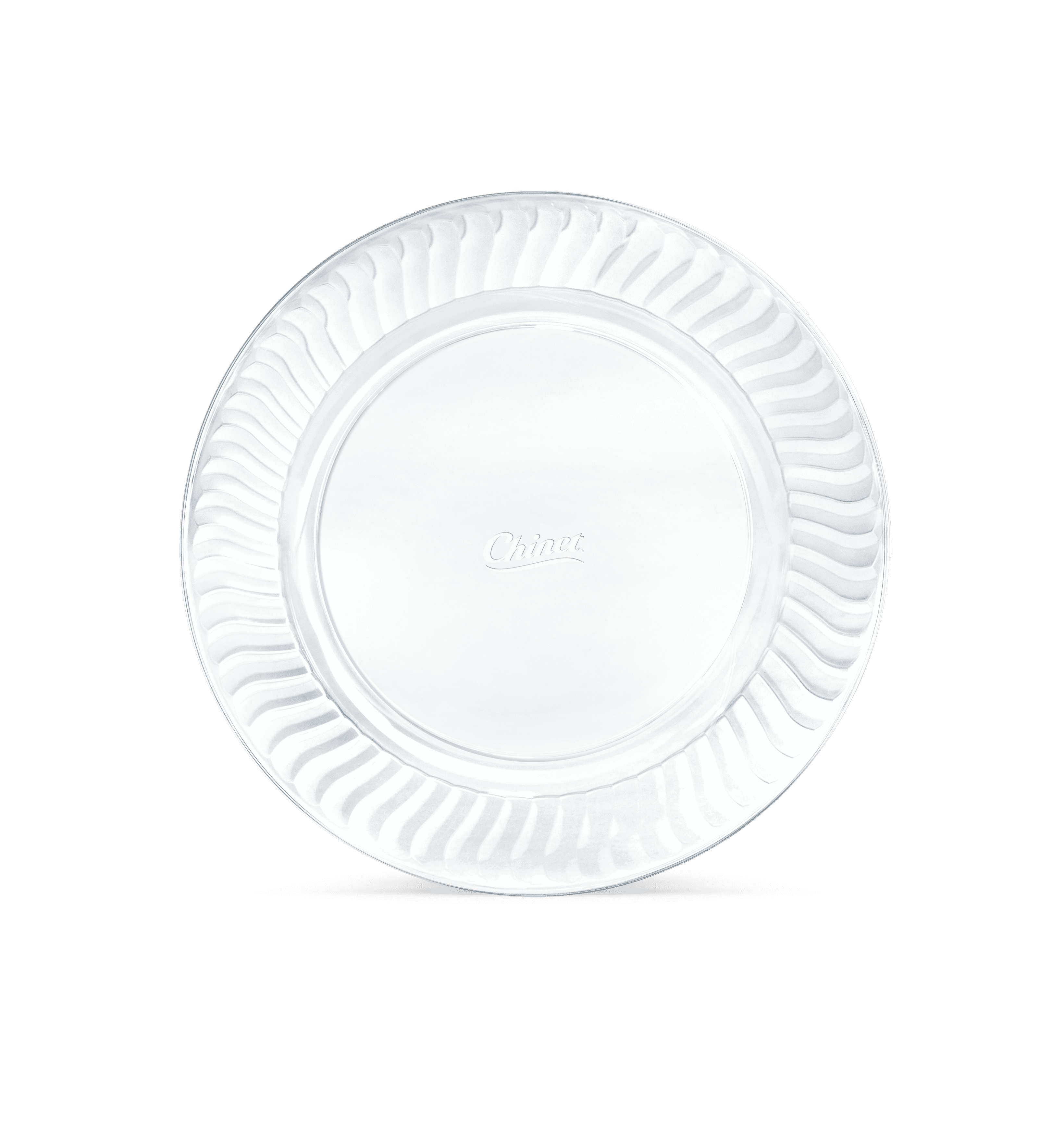 Chinet Crystal® Premium Plastic Dinner Plates, Clear, 10