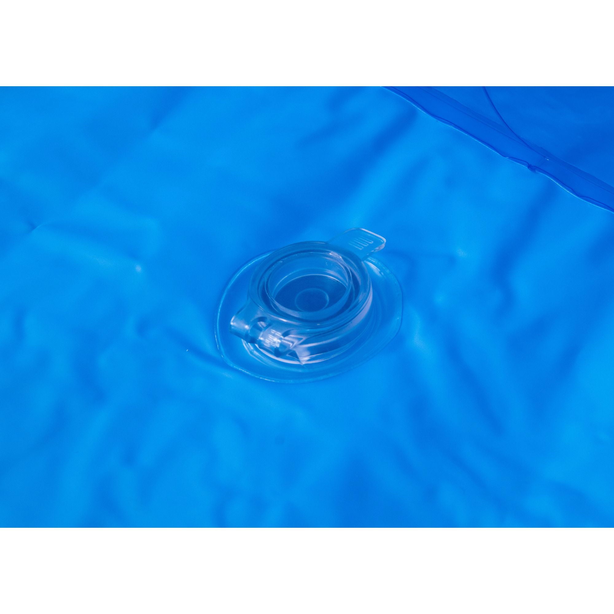 Pool Central 10' Blue and White Inflatable Rectangular Swimming Pool