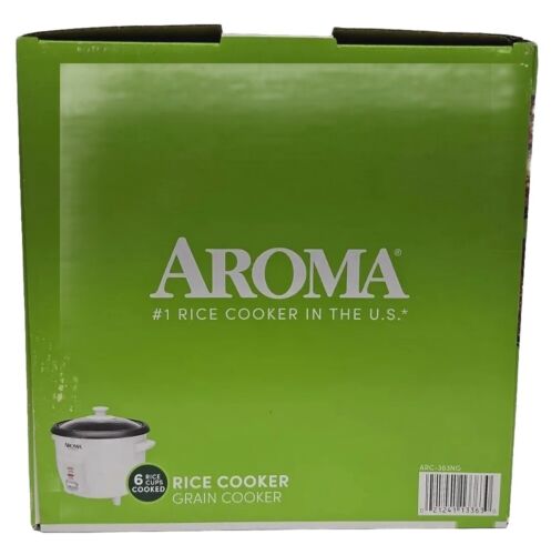 New 1.5 Quart Nonstick Rice Cooker, White, Cook 2-6 Cups Grain Pasta Soup Chili