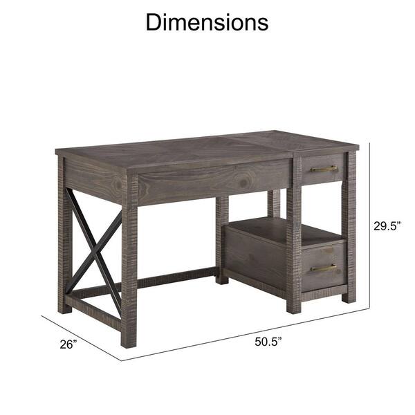 Dexter Gray Writing Desk