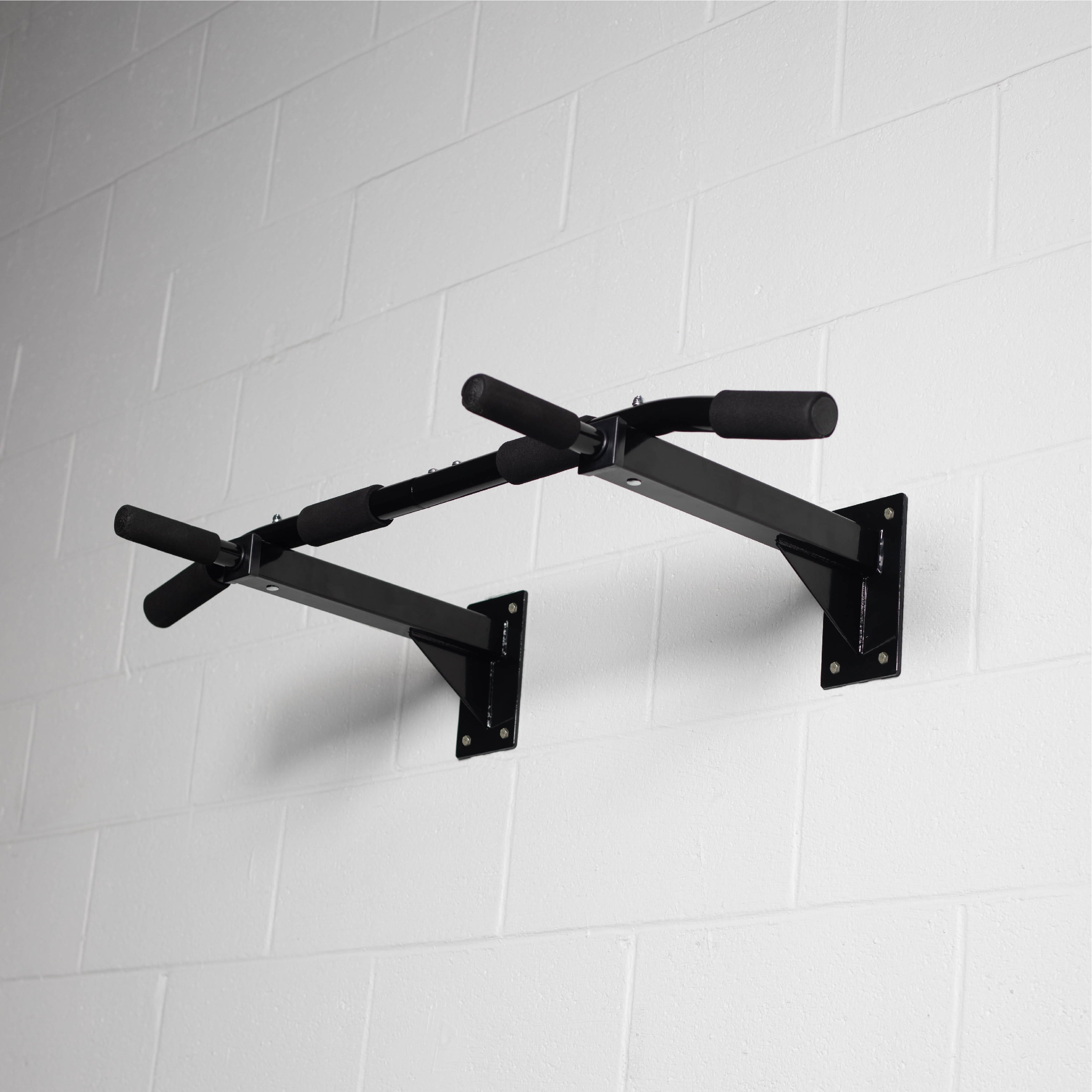 Titan Fitness 3 Position Wall Mounted Pull-Up Bar, Foam Grip Handles, Rated 250 LB, Multi-Grip Chin-Up Bar